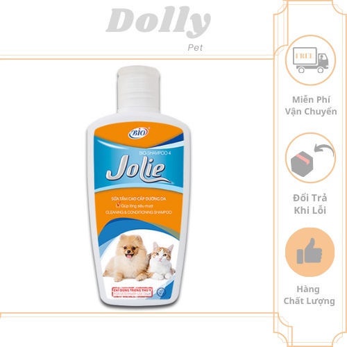 Sữa Tắm Chó Mèo Giúp Lông Siêu Mượt - Bio Jolie (chai 200ml)