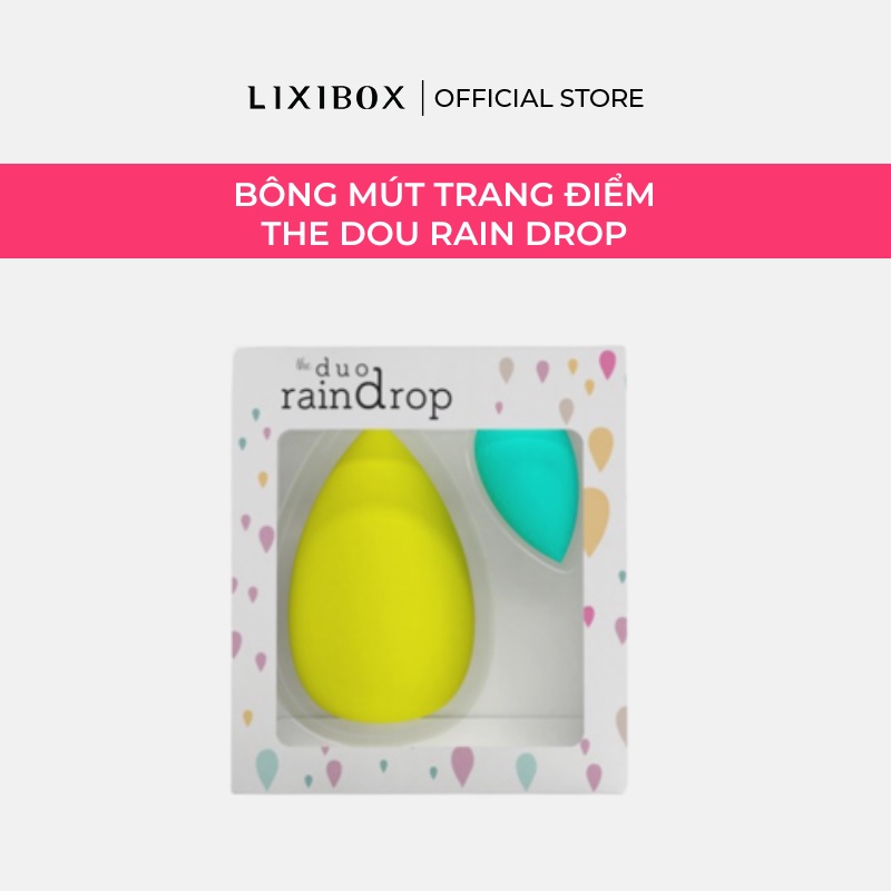 Bông Mút Trang Điểm The Duo Rain Drop