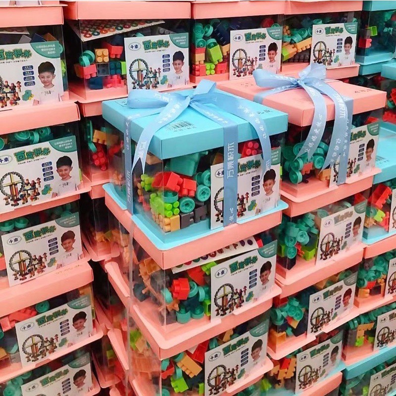 Hộp quà đồ chơi xếp hình lego cho bé