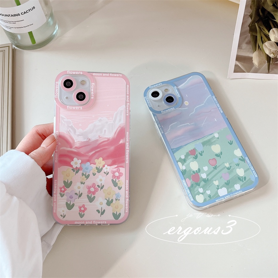 Ốp Điện Thoại Mềm In Hình Tranh Sơn Dầu Cho iPhone 14 13 12 11 Pro Max SE2020 X XR Xs Max 7 8 6 6s Plus