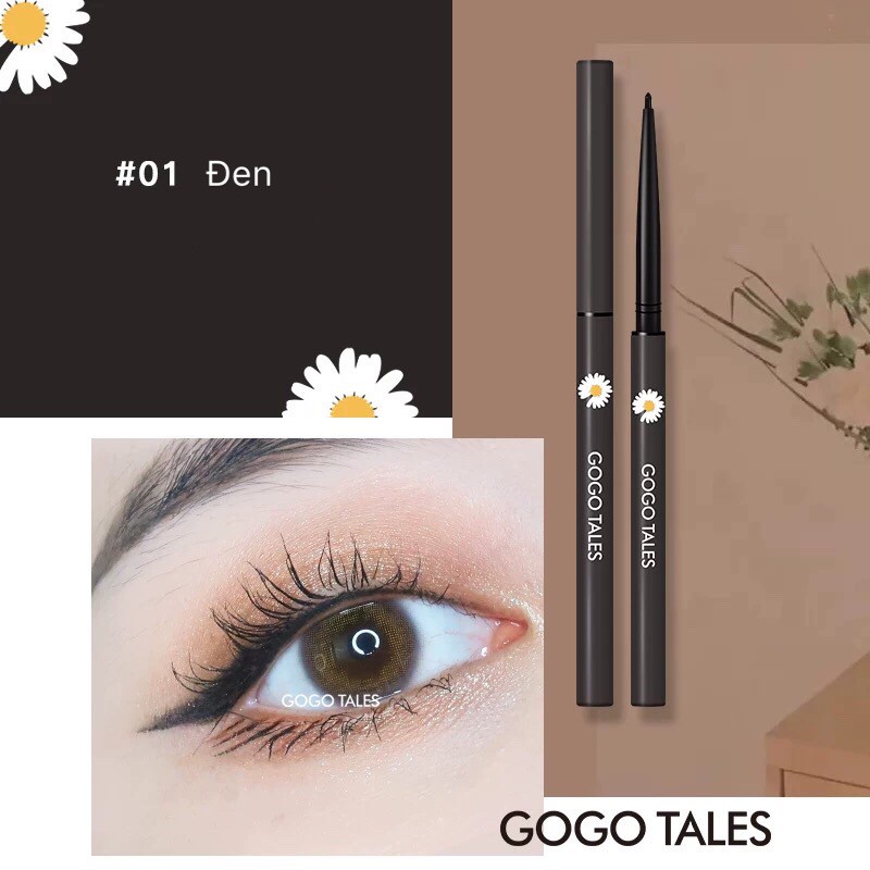 [FREESHIP50K] Chì Sáp Kẻ Mắt Chống Nước Không Trôi GOGOTALES Eyeliner Daisy Cúc Họa Mi TREEHOUSE SHOP