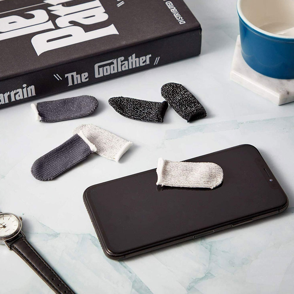 Set 60 găng bọc ngón tay chơi game PUBG trên điện thoại màn hình cảm ứng chống mồ hôi chuyên dụng