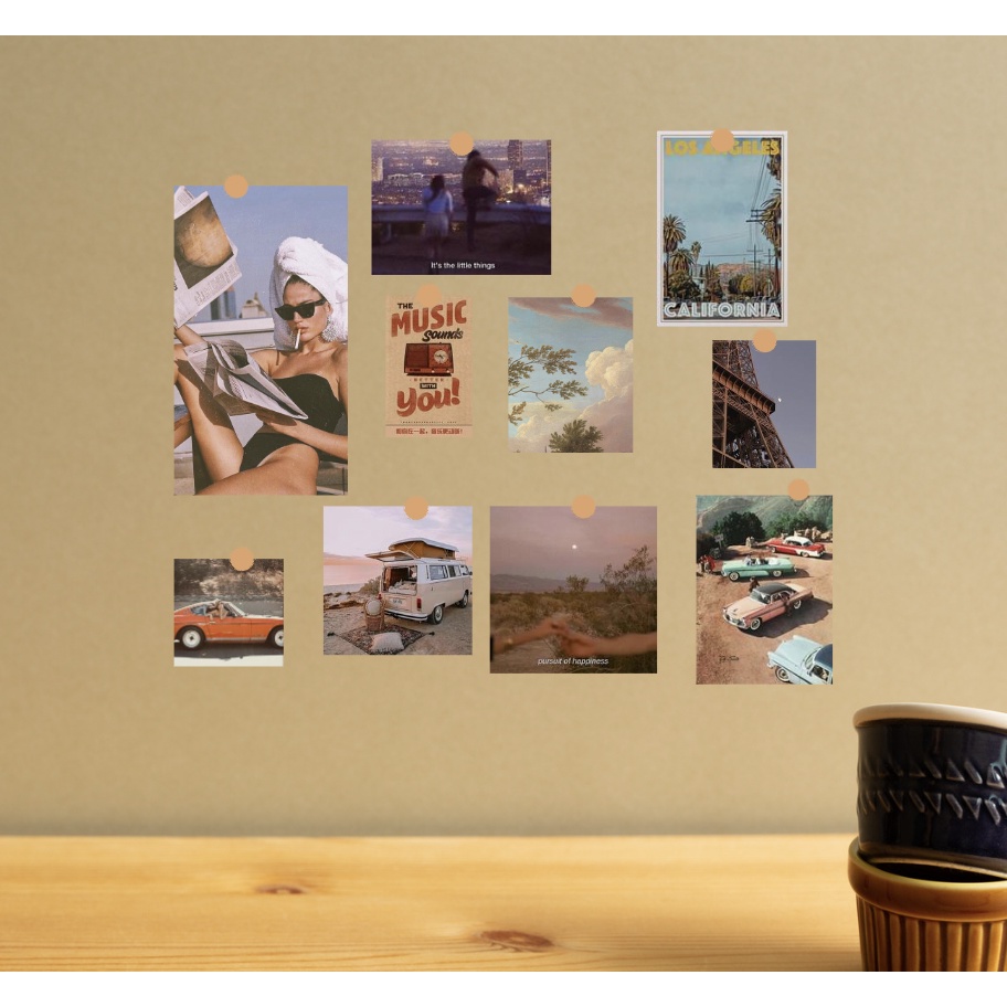 Postcard Decor Tuna Tranh Dán Tường Phòng Ngủ Trang Trí Bàn Học Phông Nền Chụp Ảnh