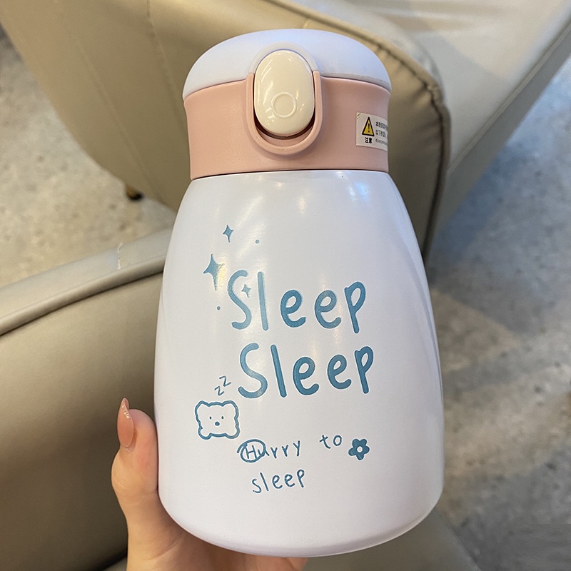 Bình Giữ Nhiệt Inox 304, Phù Hợp Cho Học Sinh, Sinh Viên, Nhân Viên Văn Phòng, Dung Tích 600ml