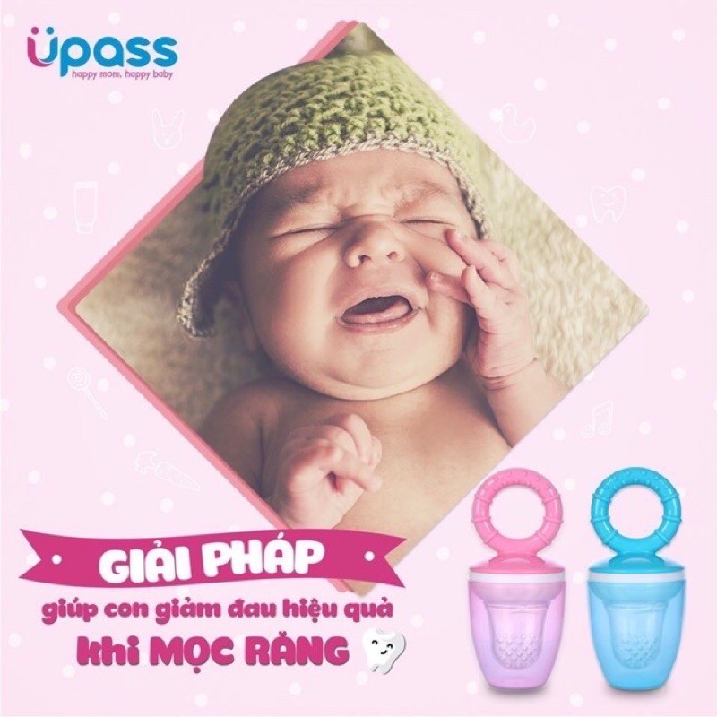 Túi nhai ăn dặm bằng silicone chống hóc UPASS UP002N