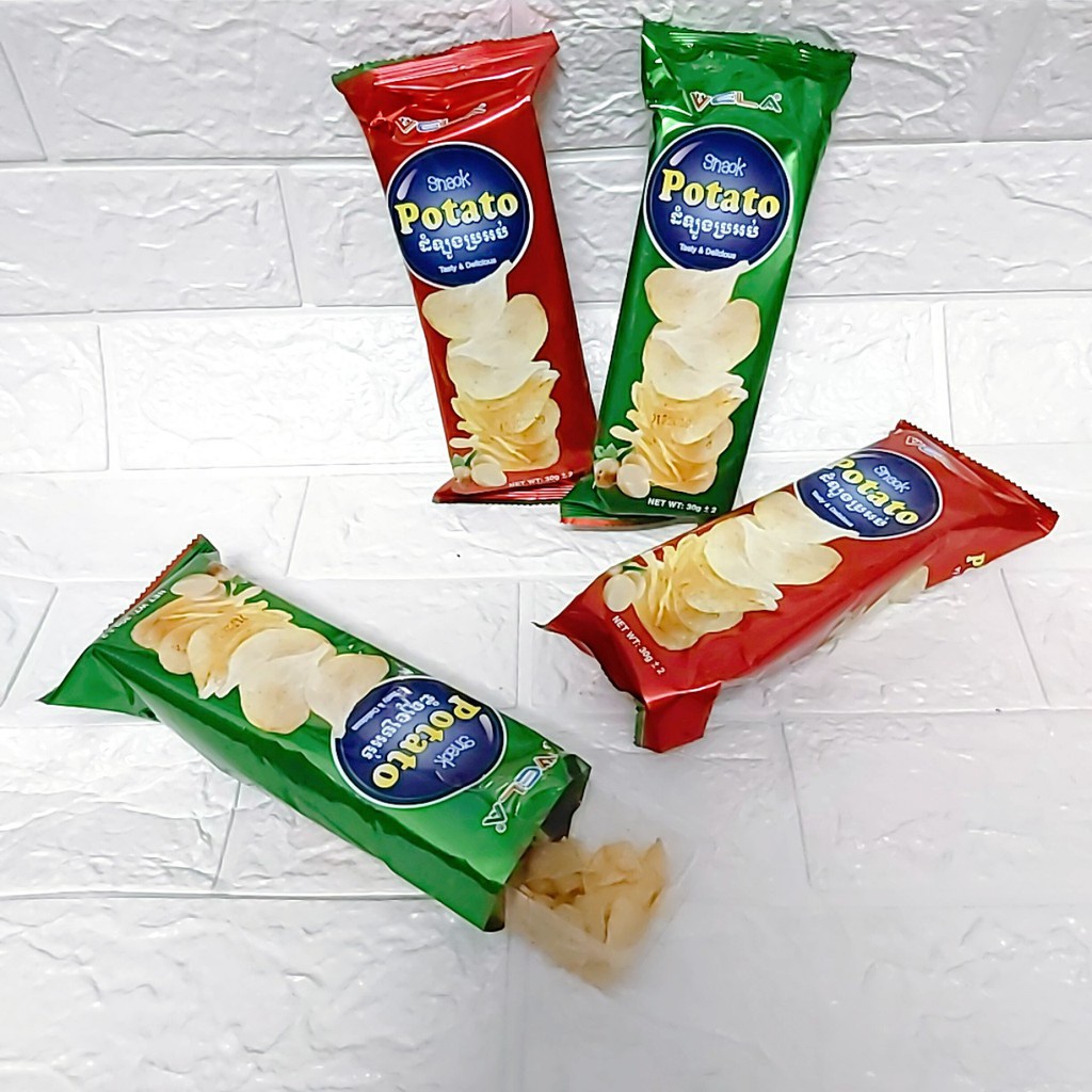 Snack Potato Vị Khoai Tây Lát VeLa Giòn Ngon - Ăn Vặt Lel