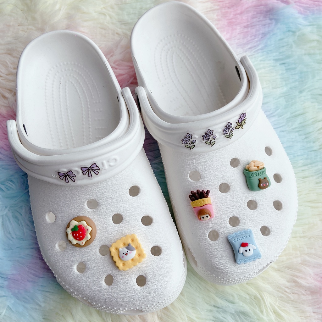 Set 5 Phụ Kiện Nút Giày Tự Làm Tiện Dụng#Loạt Phim Hoạt Hình