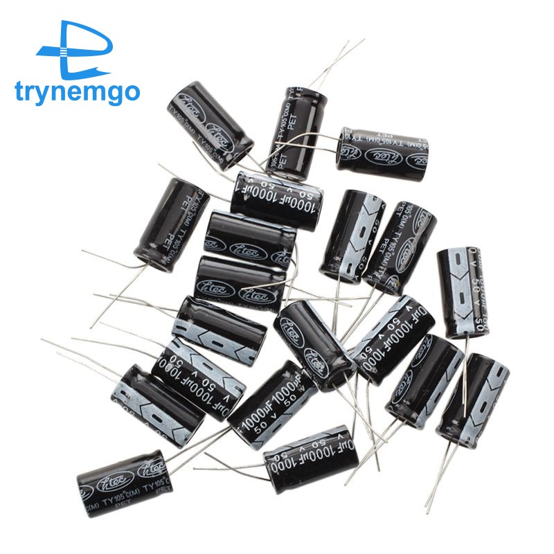 Set 20 Tụ Điện Nhôm Đen Xdvn 1000uf 50v 13x25mm