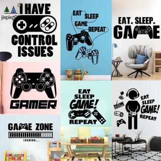 Sticker Dán Tường Họa Tiết Hình Game Dùng Cho Phòng Trẻ Nhỏ