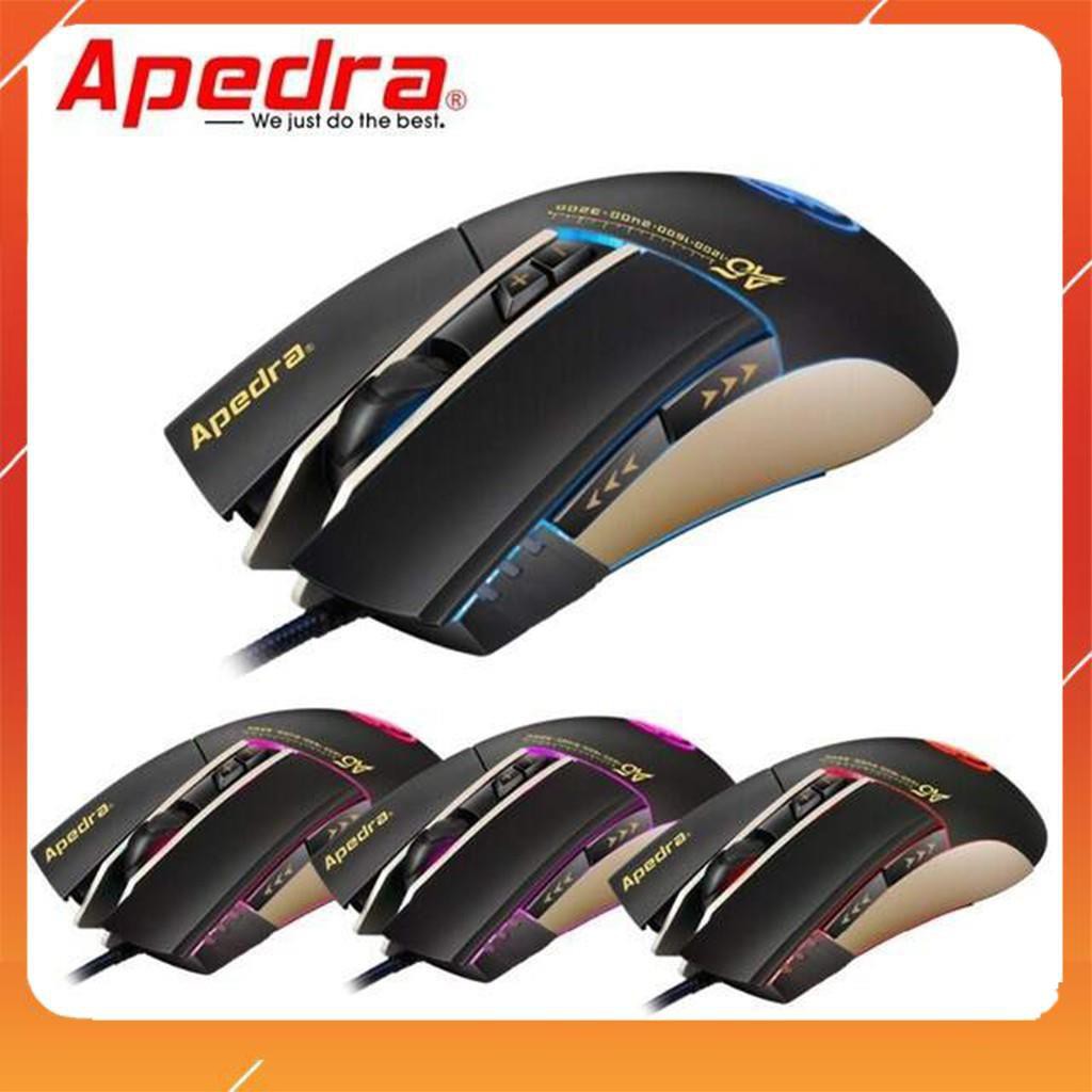 [HÀNG SIÊU CẤP] Bộ phím chuột Gaming Apedra GK49 + A5 - Có kê tay - Led 7 màu - BH 12 tháng  [CHÍNH HÃNG] | BigBuy360 - bigbuy360.vn
