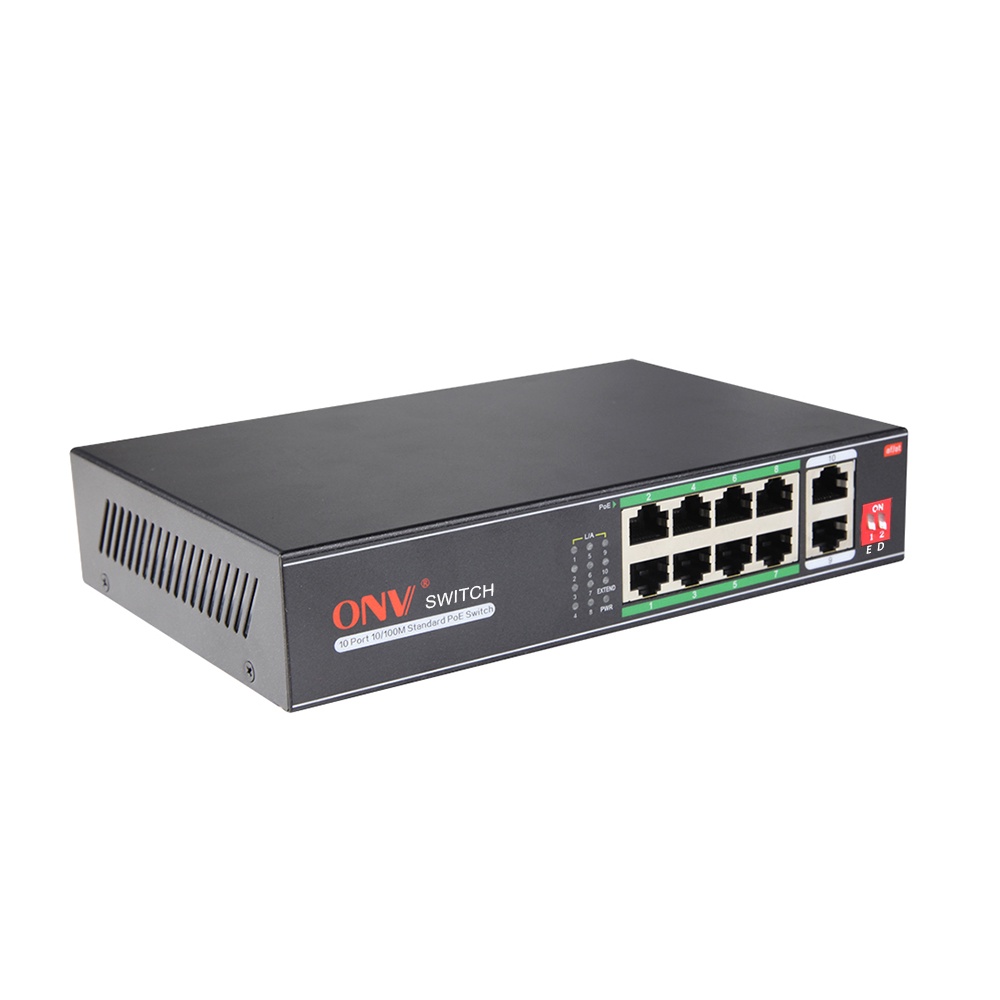 Switch Poe 8 Port ONV H1108PLS 08 x 10/100Mbps Công Suất 65W