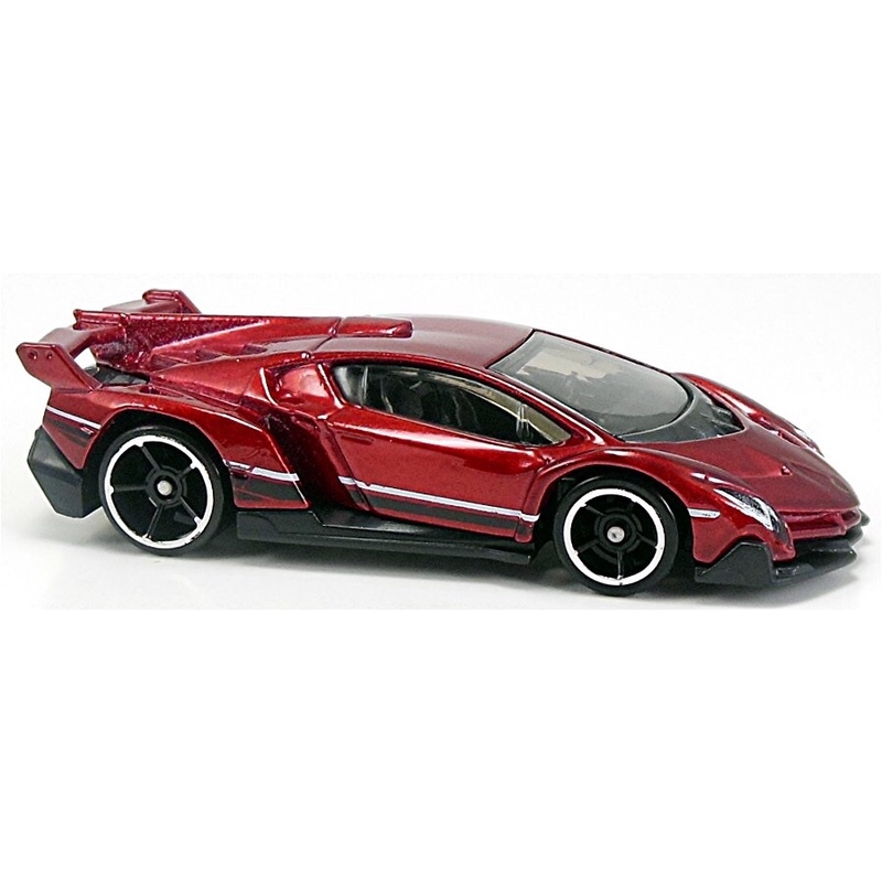 Xe mô hình Hot Wheels Lamborghini Veneno Basic màu đỏ hiếm