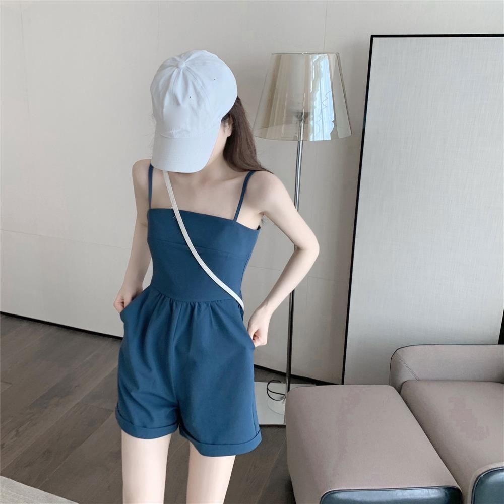 COZOK Áo liền quần Không Tay Ôm Dáng Gợi Cảm Dành Cho Nữ