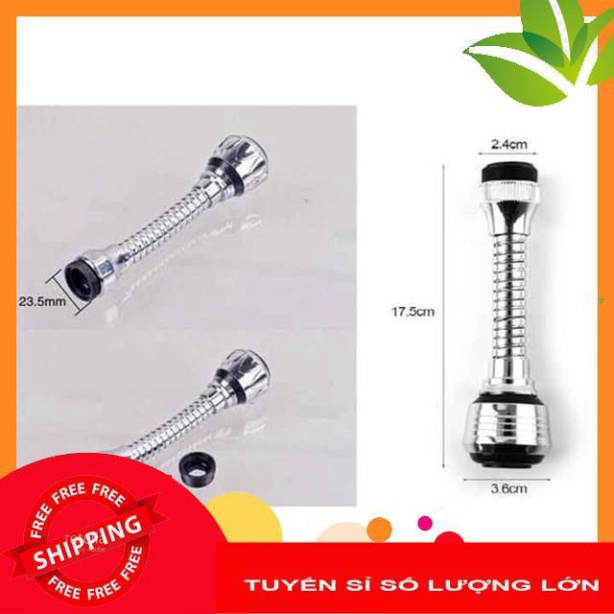 VÒI RỬA BÁT INOX FREESHIPVÒI TĂNG ÁP XOAY 360 Độ