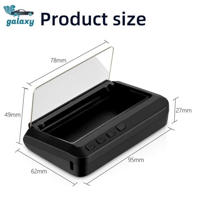 Galaxy Màn Hình Hiển Thị Tốc Độ HUD C100 OBD Hd Đa Năng Dành Cho Ô Tô