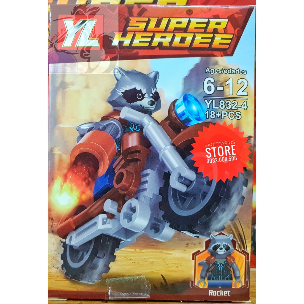 LEGO Minifigures 8 Nhân Vật Avenger 4
