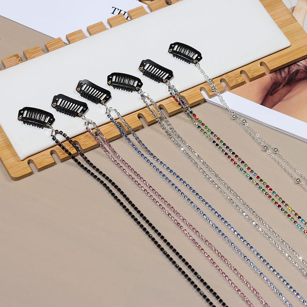 Phụ Kiện Kẹp Tóc Dạng Chuỗi Bện Trang Trí Tóc Cho Cô Dâu