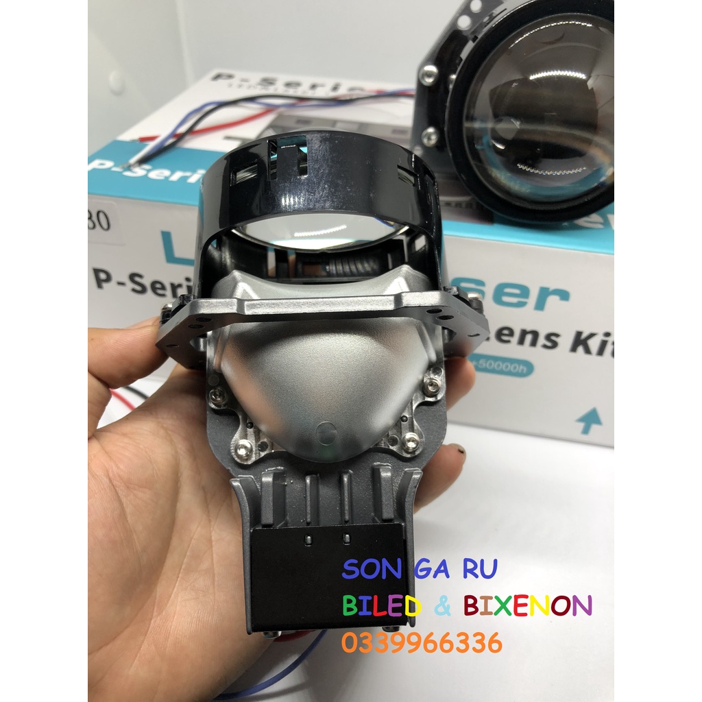 Bi cầu LED P30 - SERIES + trợ pha LASER siêu sáng