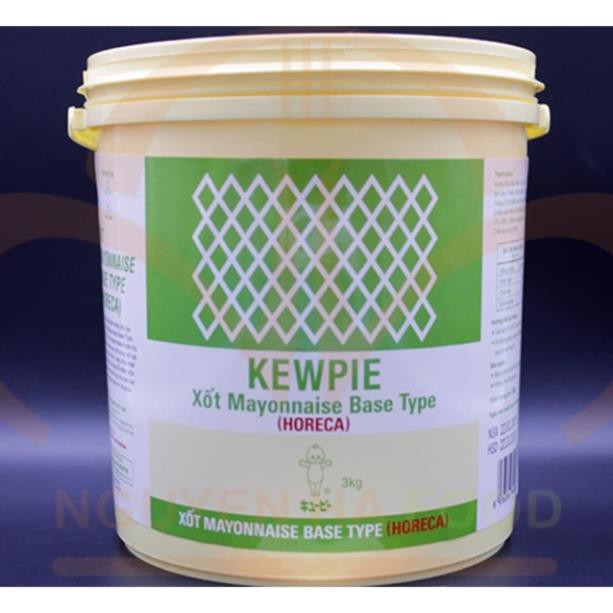 Sốt Mayonnaise base horeca 3kg Kewpie