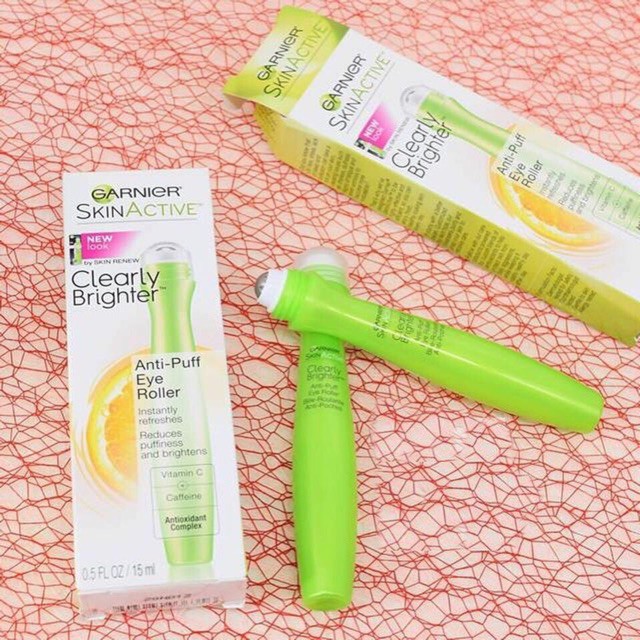Thanh lăn dưỡng mắt Garnier Eye Roller 15ml fullbox