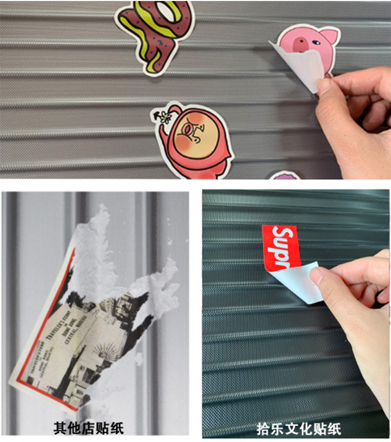 Set 50 miếng dán Graffiti tròn kiểu hoạt hình đáng yêu trang trí máy tính/ vali/ ván trượt