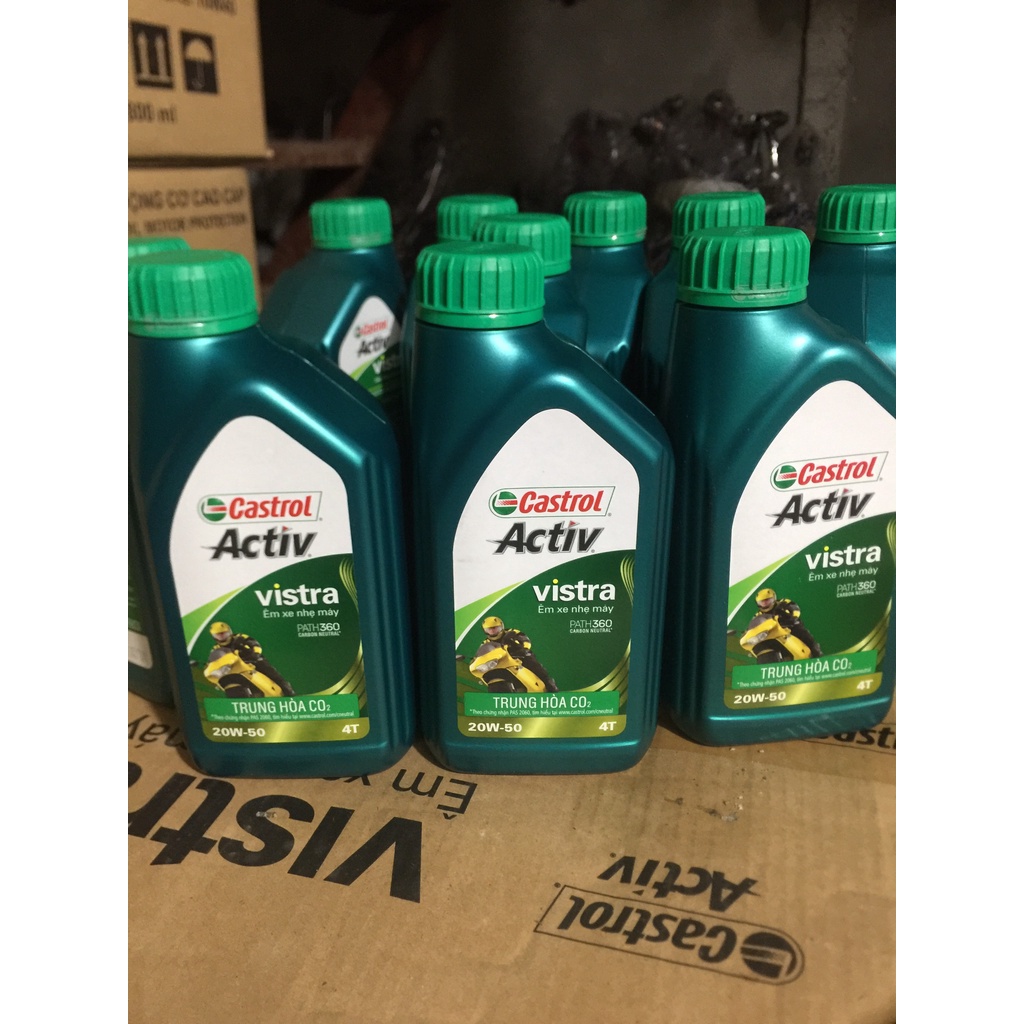 Dầu nhớt xe máy Castrol Activ Vistra 20w50 (800ml)