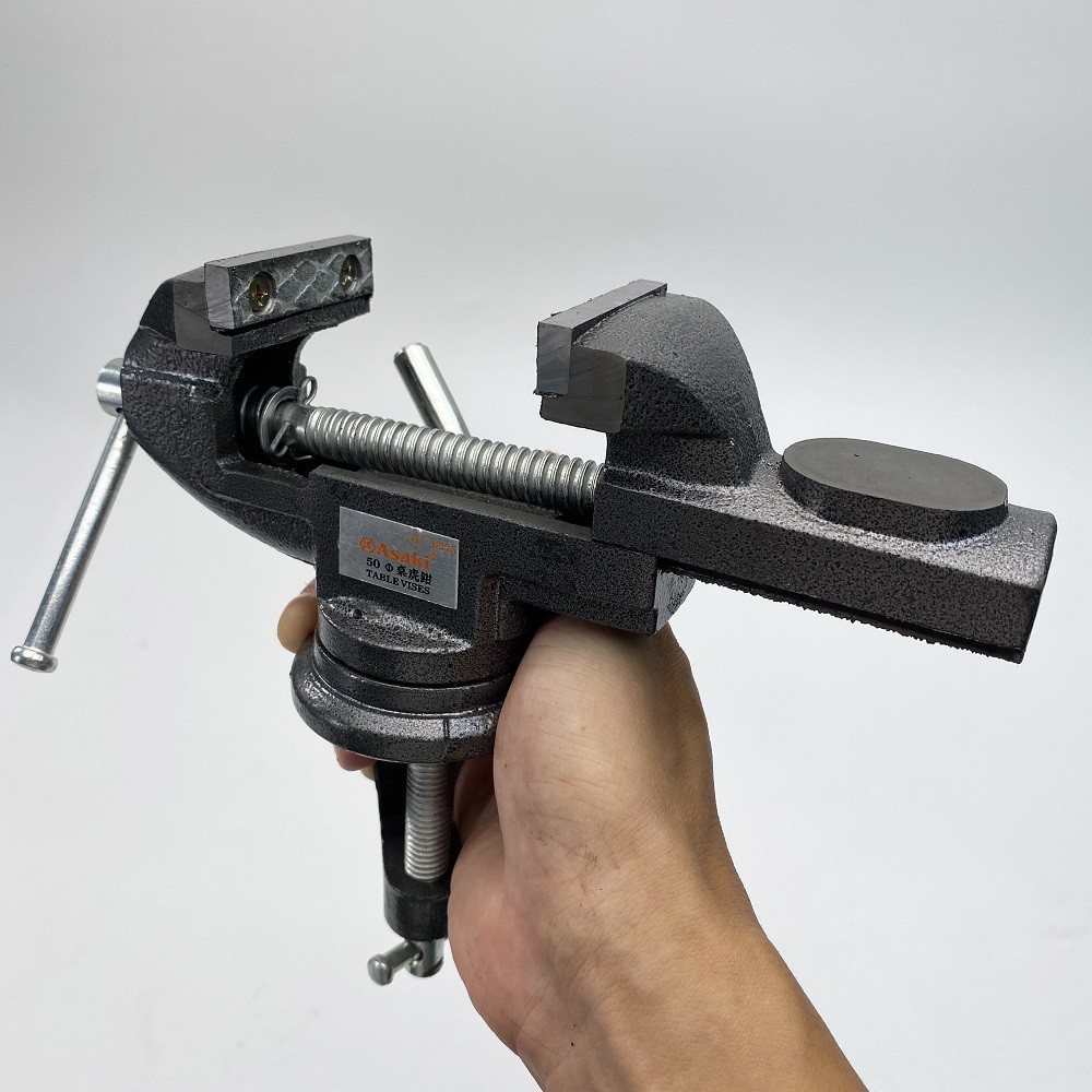 Ê tô kẹp mâm xoay 360° Asaki AK-6275  và AK-6276