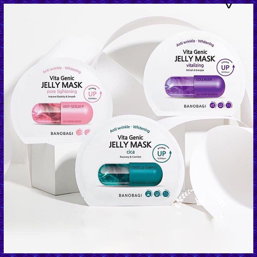 Mặt Nạ Viên Thuốc Banobagi Vita Genic Jelly Mask Dưỡng Sáng Da, Giảm Thâm Nám Cấp Ẩm Cho Da - 30ml
