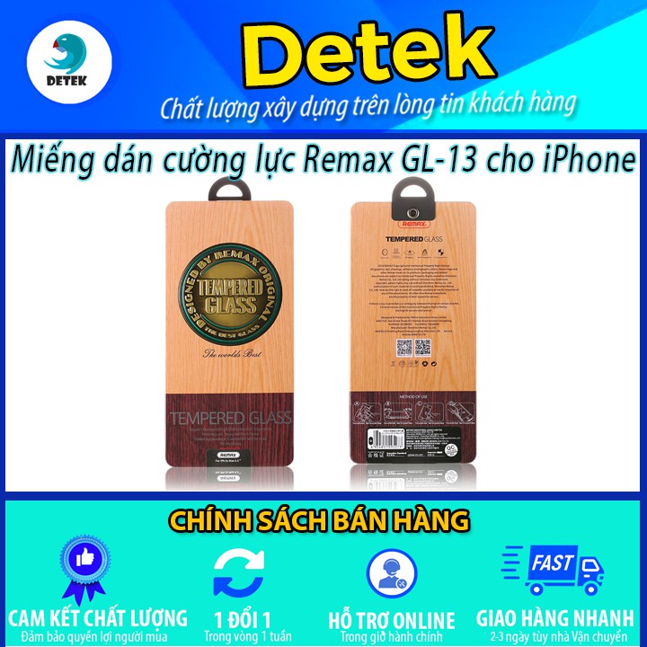 Miếng dán cường lực Remax GL-13 cho iPhone