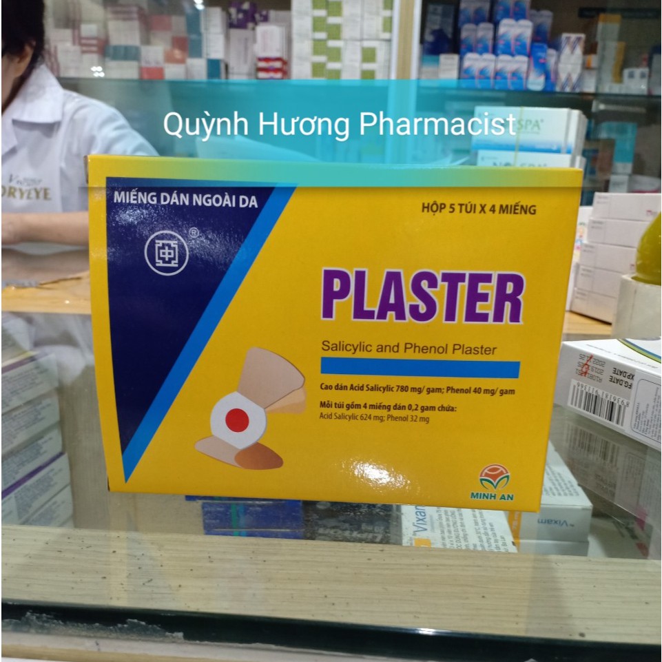 Miếng dán mụn cơm PLASTER hộp 20 miếng