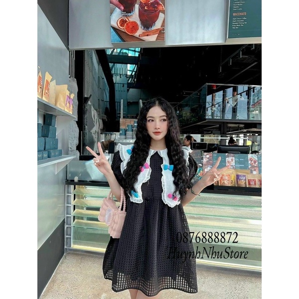 BIGSIZE Đầm babydoll nơ 55-100kg