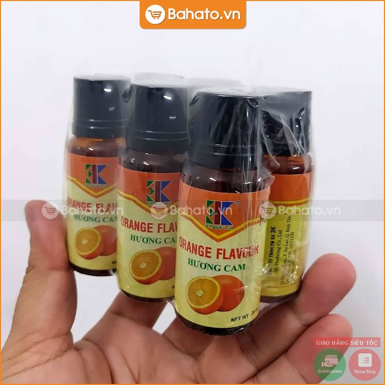 Lốc 6 lọ tinh dầu hương cam có màu 3K 20ml