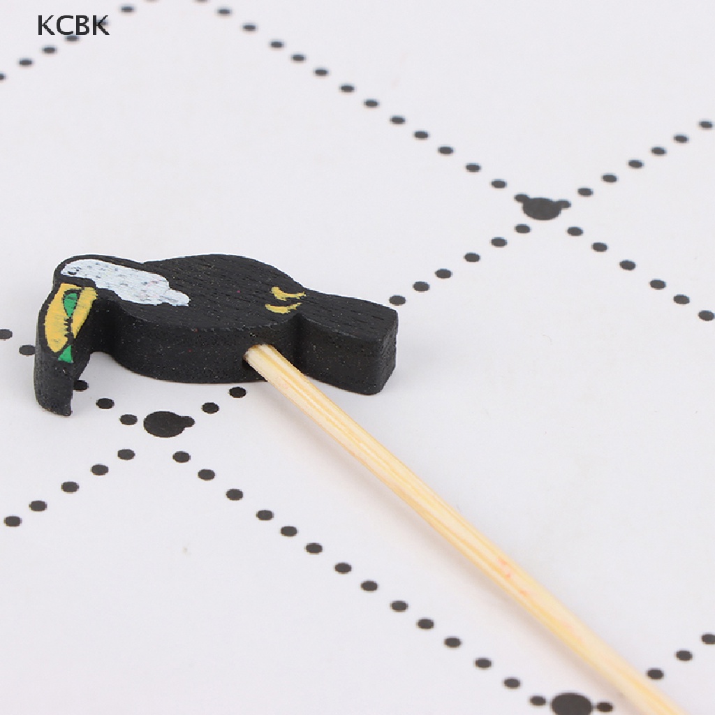 Set 100 Nĩa Tre Ăn Trái Cây Hình Lá Xương Rồng Ngộ Nghĩnh