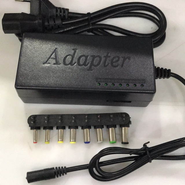 Adapter laptop sạc đa năng dùng cho nhiều loại laptop(8 đầu)