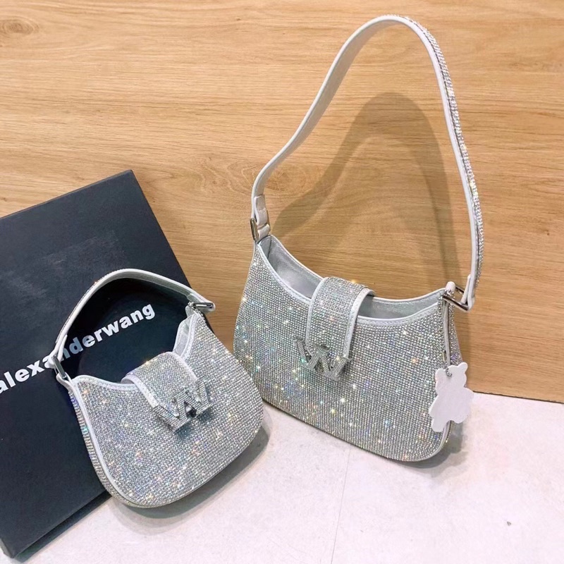 Túi Đính Đá Size 22 Cm Hàng Cao Cấp Full bocx Nguyên Siu Đeo Chéo Đeo Kẹp Nách