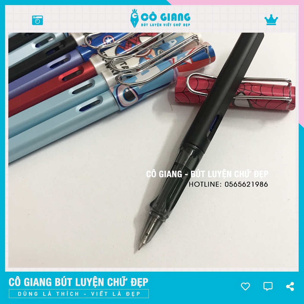 Bút máy xoá được bút máy luyện chữ viết mực tẩy được dành cho học sinh tiểu học CG19