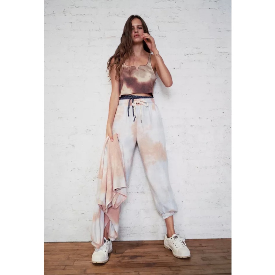 Hàng xuất xịn - Quần jogger tye die thu đông Urb4n xuất khẩu