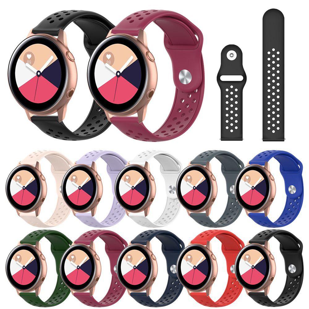JONYE Dây Đeo Silicone Mềm Thoáng Khí Cho Đồng Hồ Thông Minh Samsung Galaxy Watch Active R500