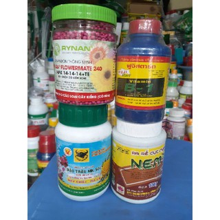 Combo bộ 4 phân bón chăm sóc hoa Lan