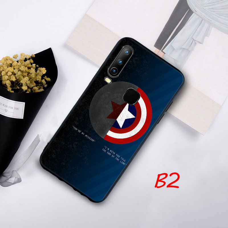 Captain America Marvel phone case For VIVO Y85 Y67 V5s Y66 Y75 Y79 Y89 V5 Plus V5 Lite V9 V11 V15 Pro U3 V7 Plus Cover soft