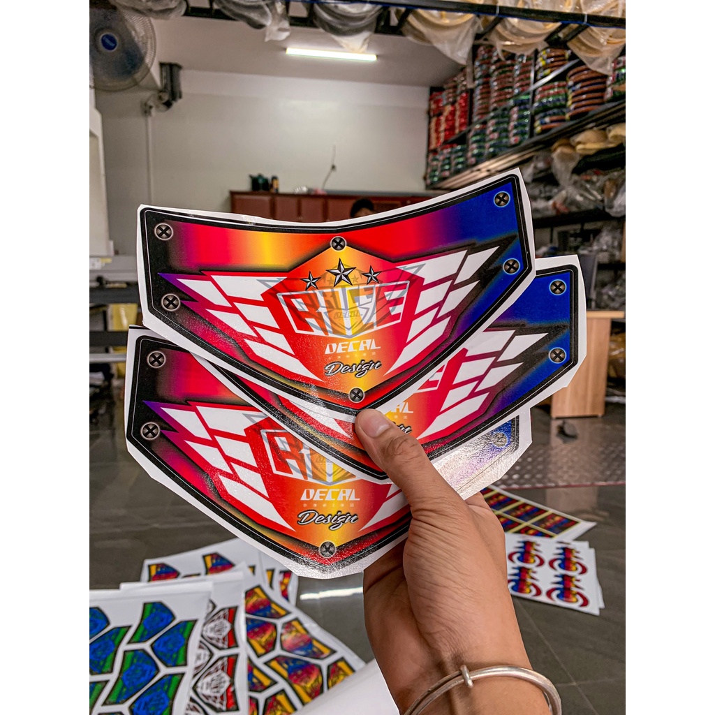 Tem Dán Ốp Đầu,Dè Rice Decal | Chống Nước | Chống Xước | Nhiều Màu