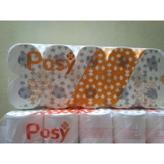 [Chạy Doanh Số] Giấy Vệ Sinh POSY 10 cuộn 3 lớp