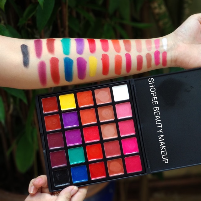 SET BỘ SON MÀU TRỘN ĐỦ TONE 25 MÀU