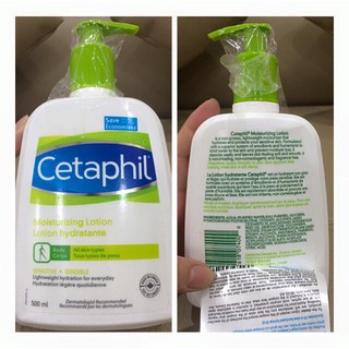 Cetaphil Moisturizing Lotion 500ml (Kem dưỡng ẩm Cetaphil 500ml) Canada