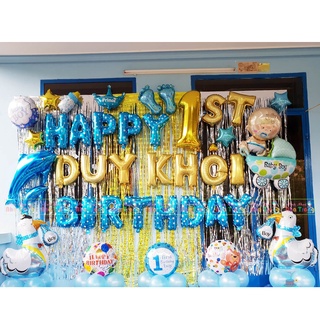 🎉🎈set bóng trang trí sinh nhật, thôi nôi đặc biệt