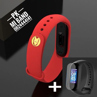 Dây đeo Xiaomi Mi Band 4 Iron Man (nút Iron Man kim loại)