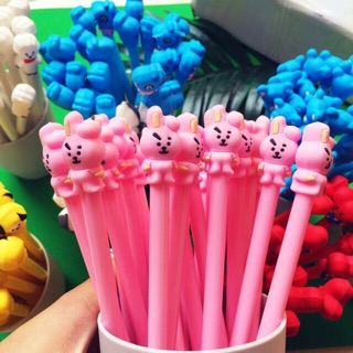 Bút nước đen - tím BT21 (BTS)