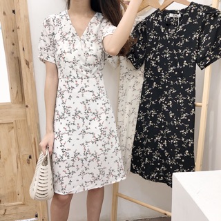 Váy lụa cát hoa nhí