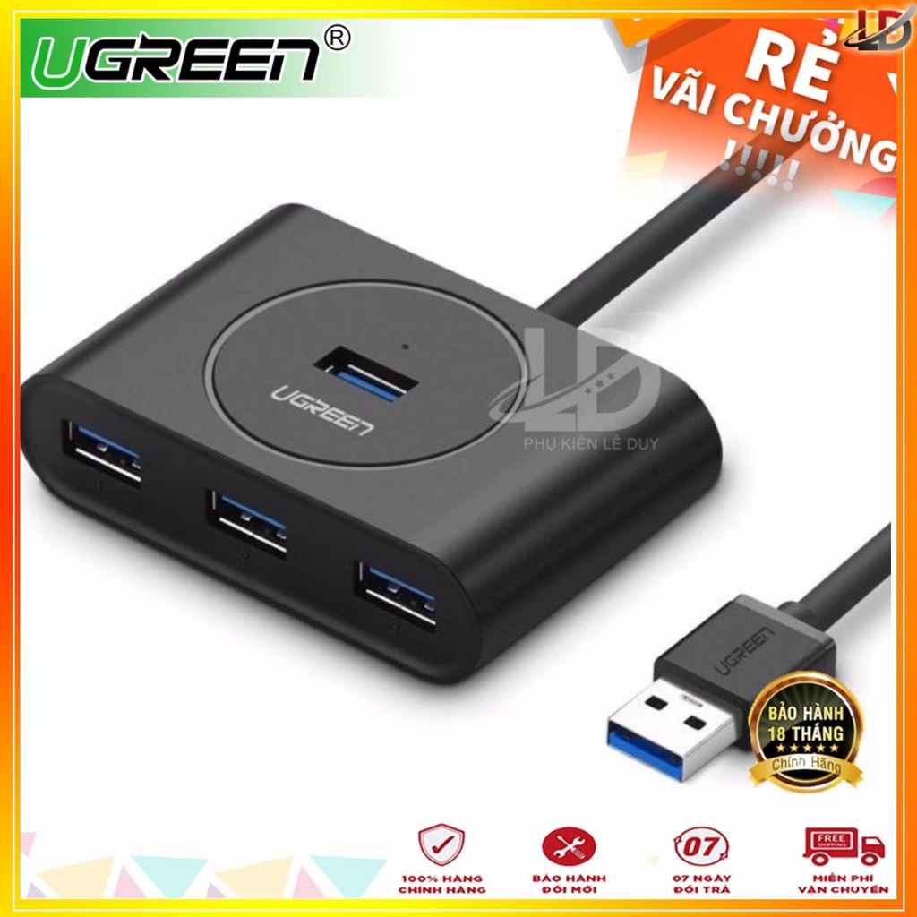 Ugreen 20290-20291 - Bộ chia USB 3.0 ra 4 cổng -Phukienleduy