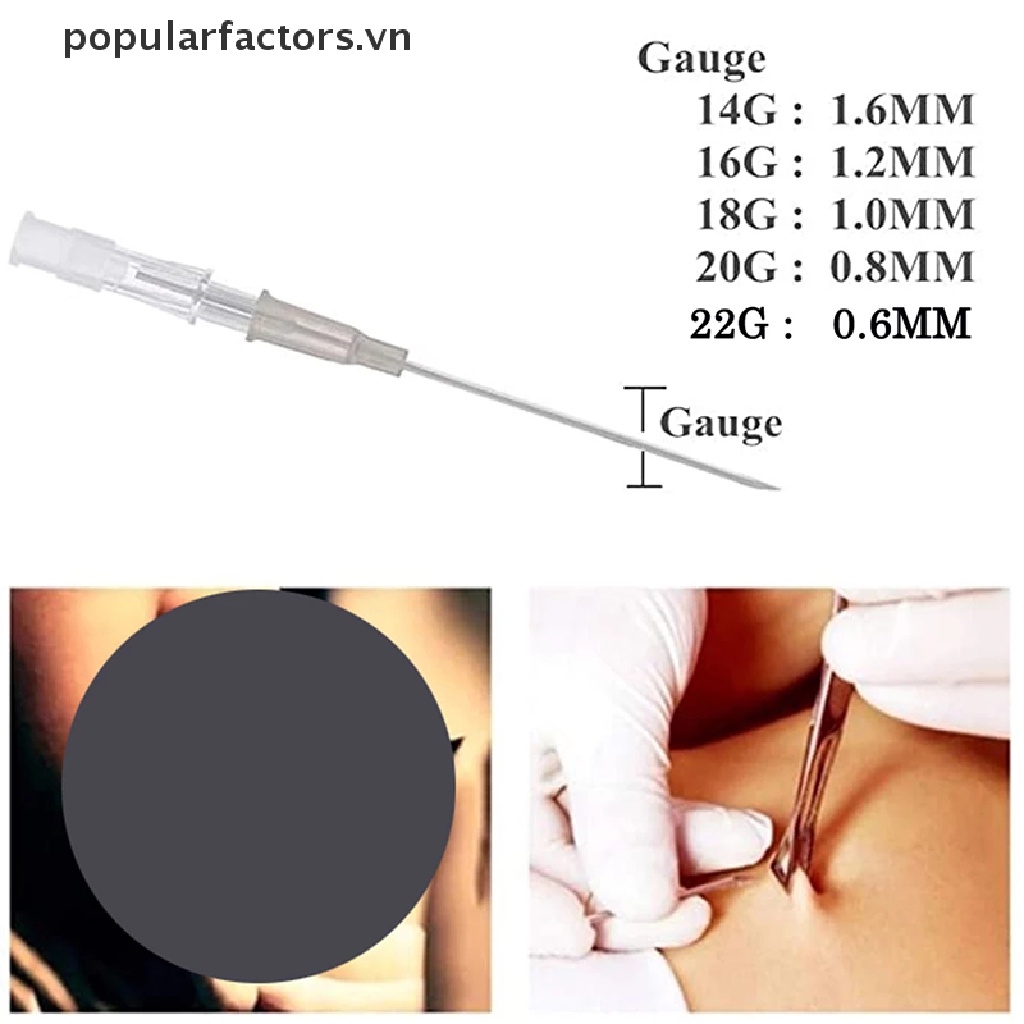 Bộ Kim Xỏ Khuyên / Tai / Cơ Thể Hình Xăm Độc Đáo Tiện Dụng
